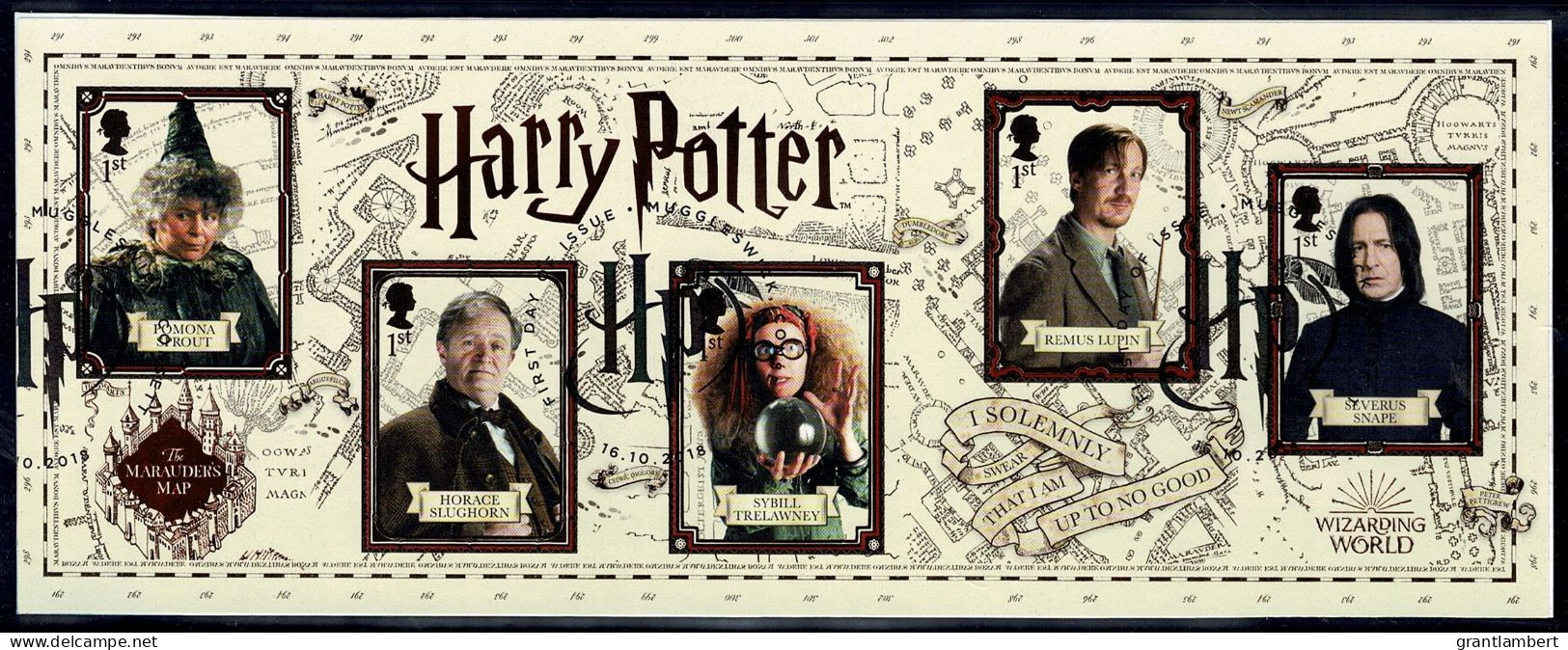 Great Britain 2018 Harry Potter  Minisheet Used - Usati