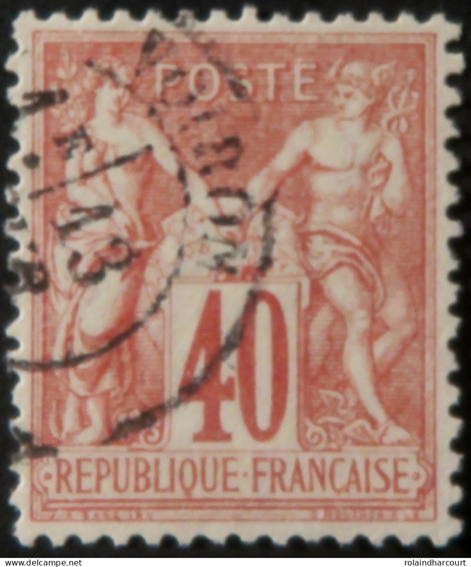 R1311/2996 - FRANCE - SAGE TYPE I N°70 - LUXE - CàD De VOIRON (Isère) - TRES BON CENTRAGE - 1876-1878 Sage (Tipo I)