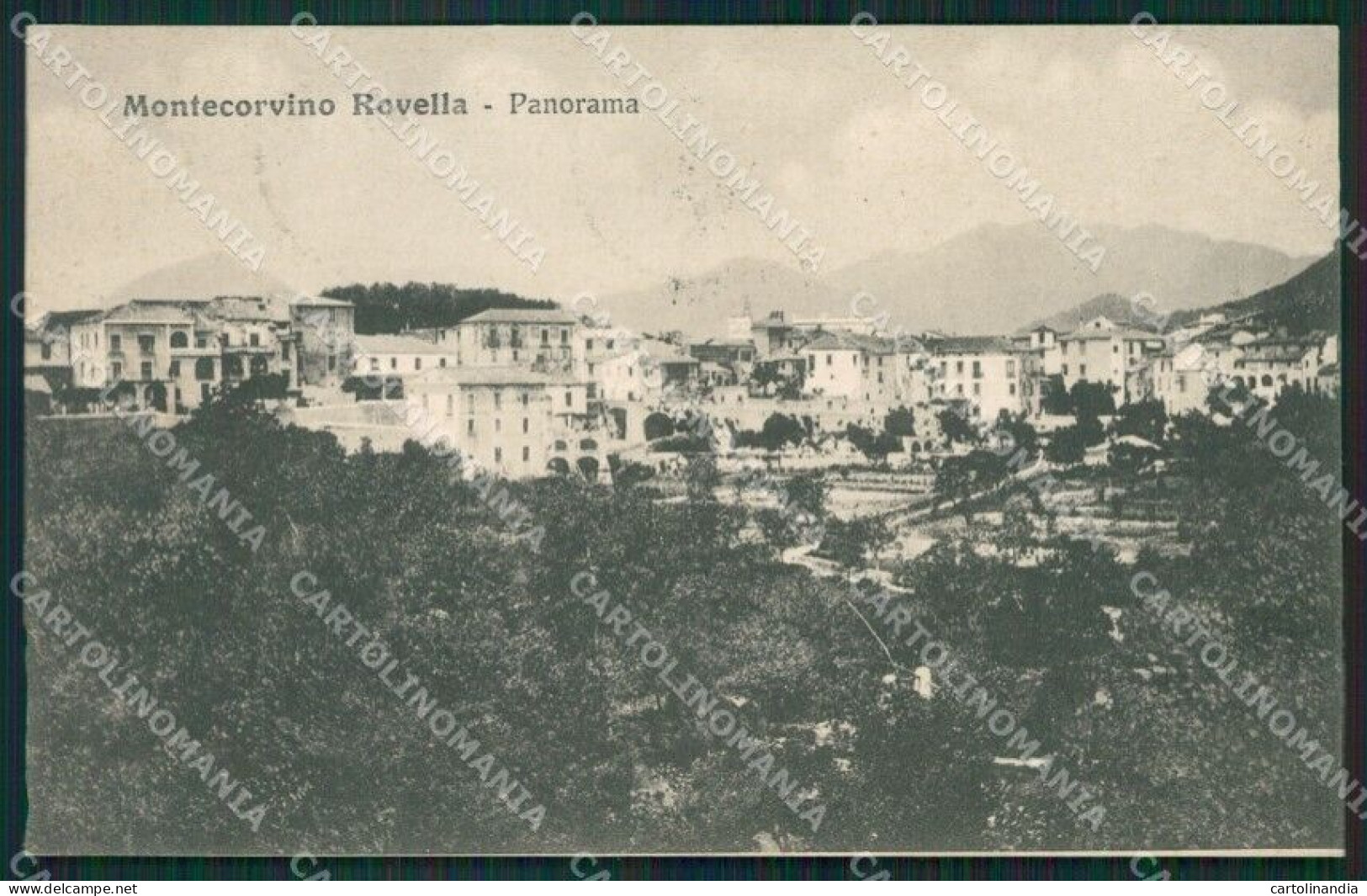 Salerno Montecorvino Rovella Cartolina XB0375 - Salerno