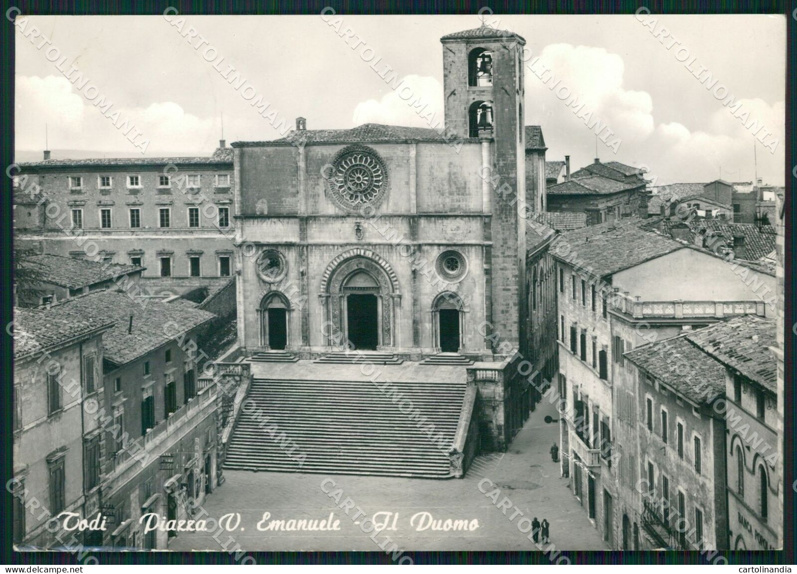 Perugia Todi Duomo FG Foto Cartolina KB4965 - Perugia