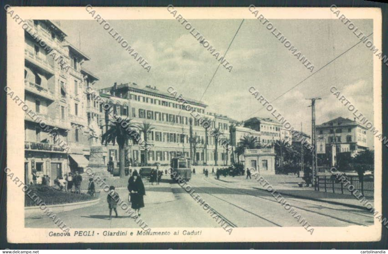 Genova Pegli Tram Cartolina ZT4306 - Genova