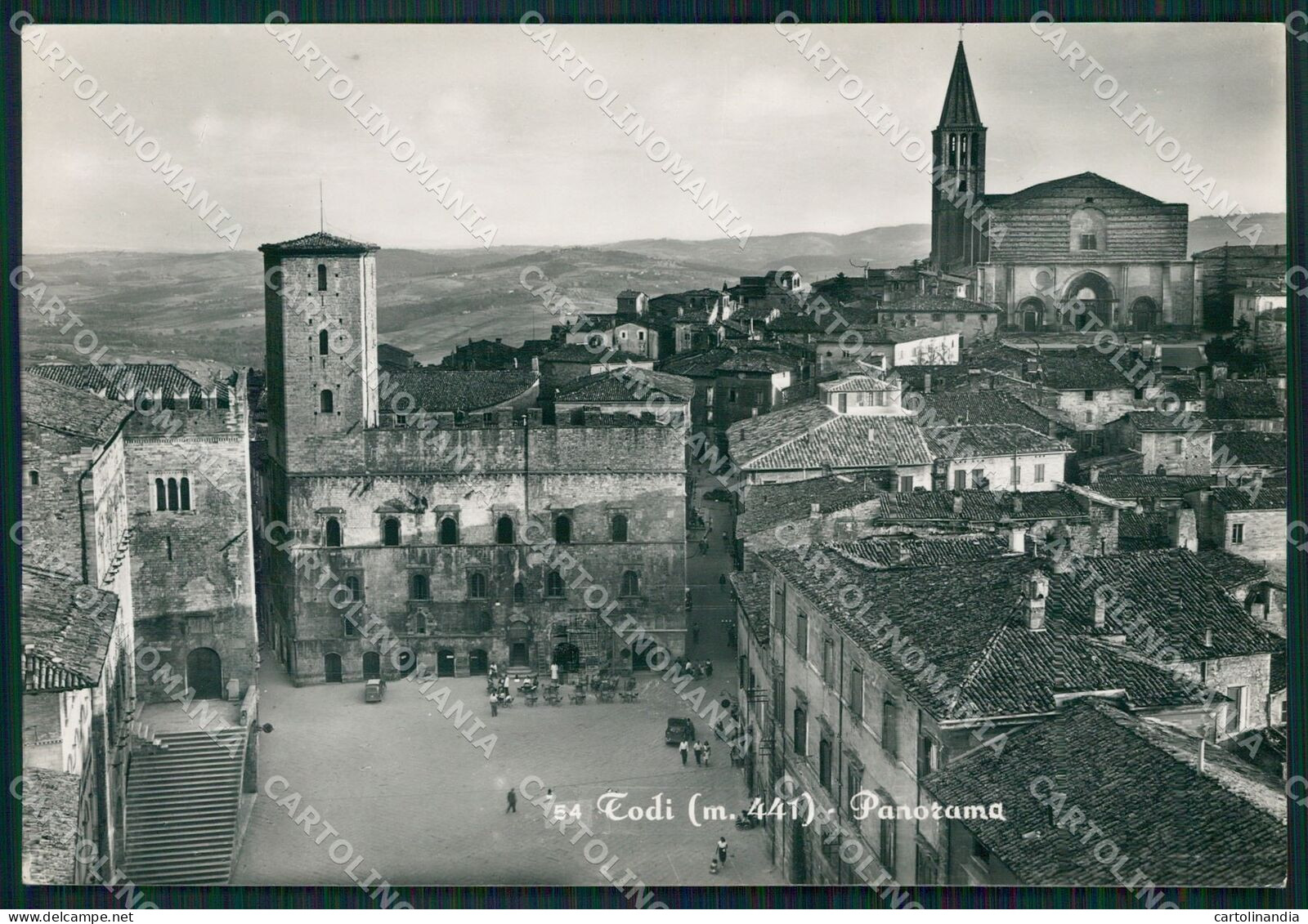 Perugia Todi PIEGHINA FG Foto Cartolina KB4974 - Perugia