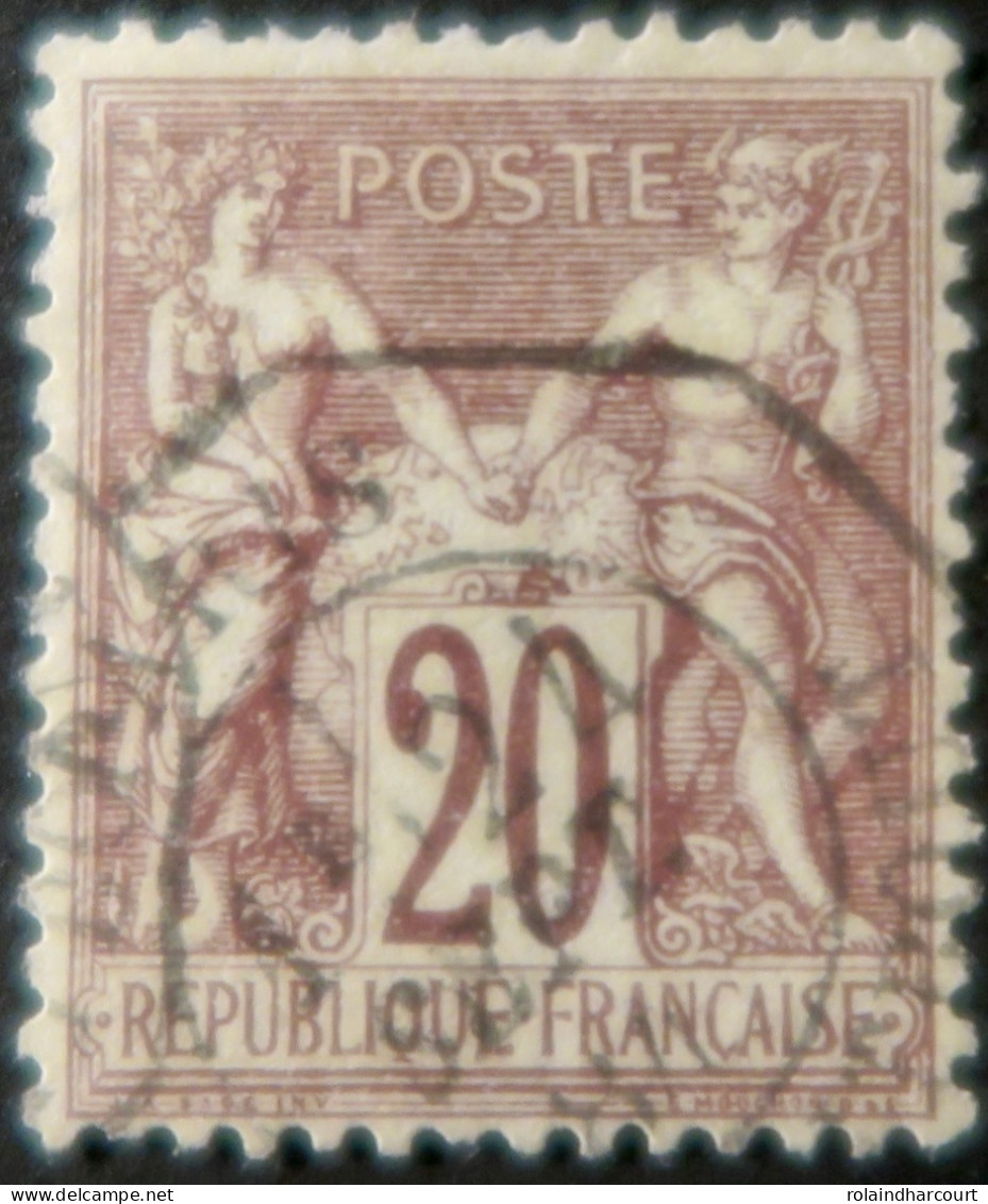 R1311/2999 - FRANCE - SAGE TYPE I N°67 Avec CàD SPECIAL De PARIS Rue TAITBOUT (Seine) 24 SEPTEMBRE 1884 - 1876-1878 Sage (Typ I)