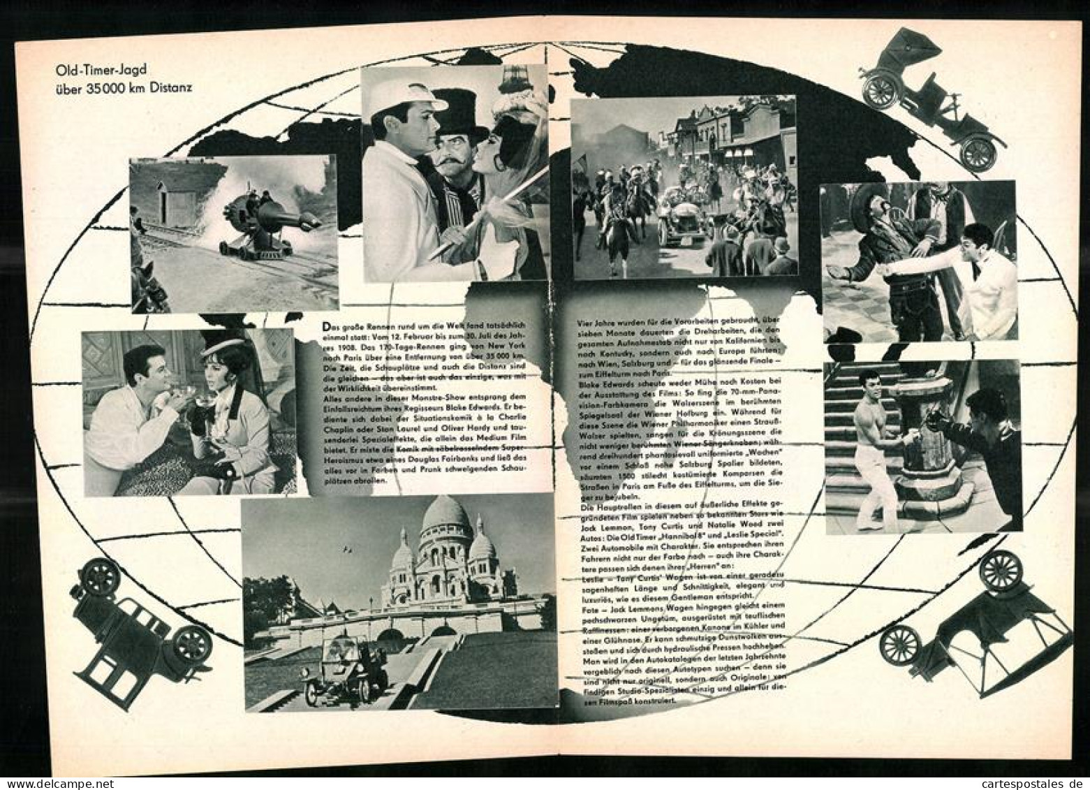 Filmprogramm Film Für Sie Nr. 104 /66, Das Grosse Rennen Rumd Um Die Welt, Jack Lemmon, Tony Curtis, Regie: B. Edwards  - Magazines
