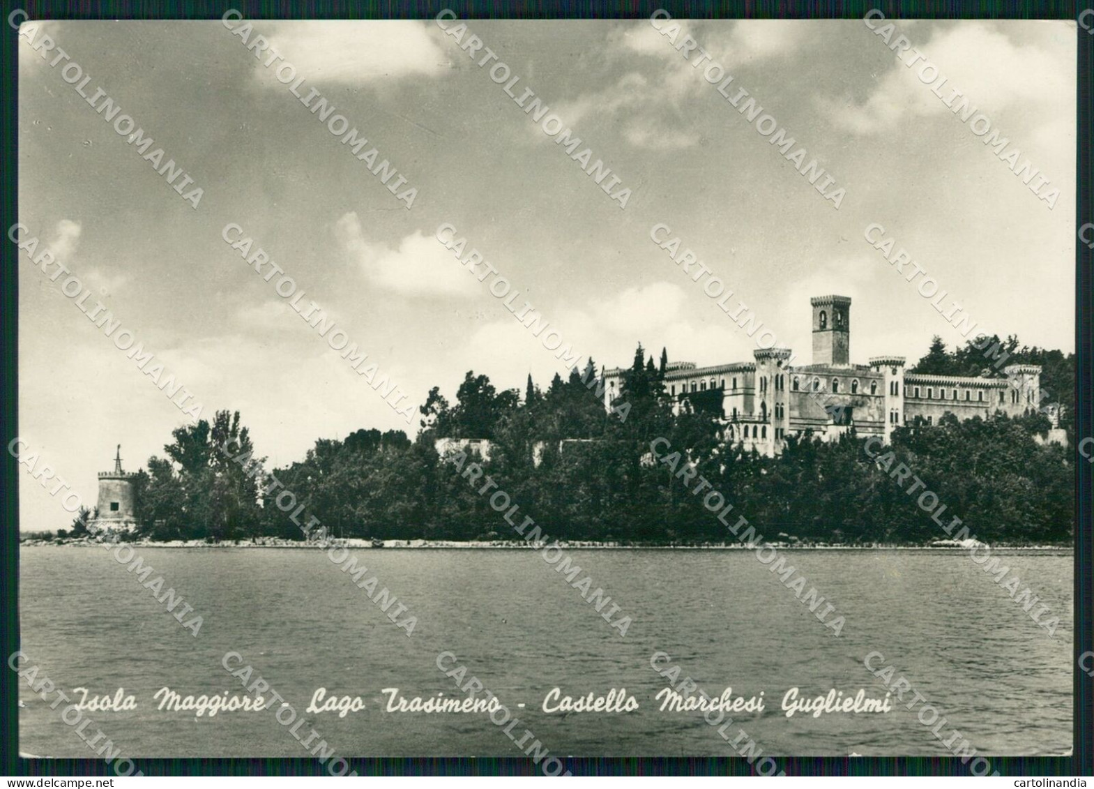 Perugia Tuoro Isola Maggiore Lago Trasimeno FG Foto Cartolina KB4994 - Perugia