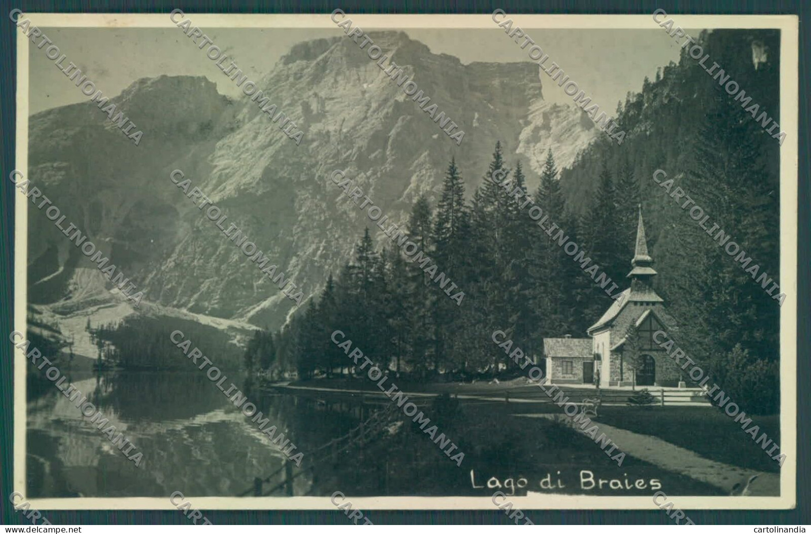 Bolzano Braies Lago Di Foto Cartolina ZC4203 - Bolzano (Bozen)