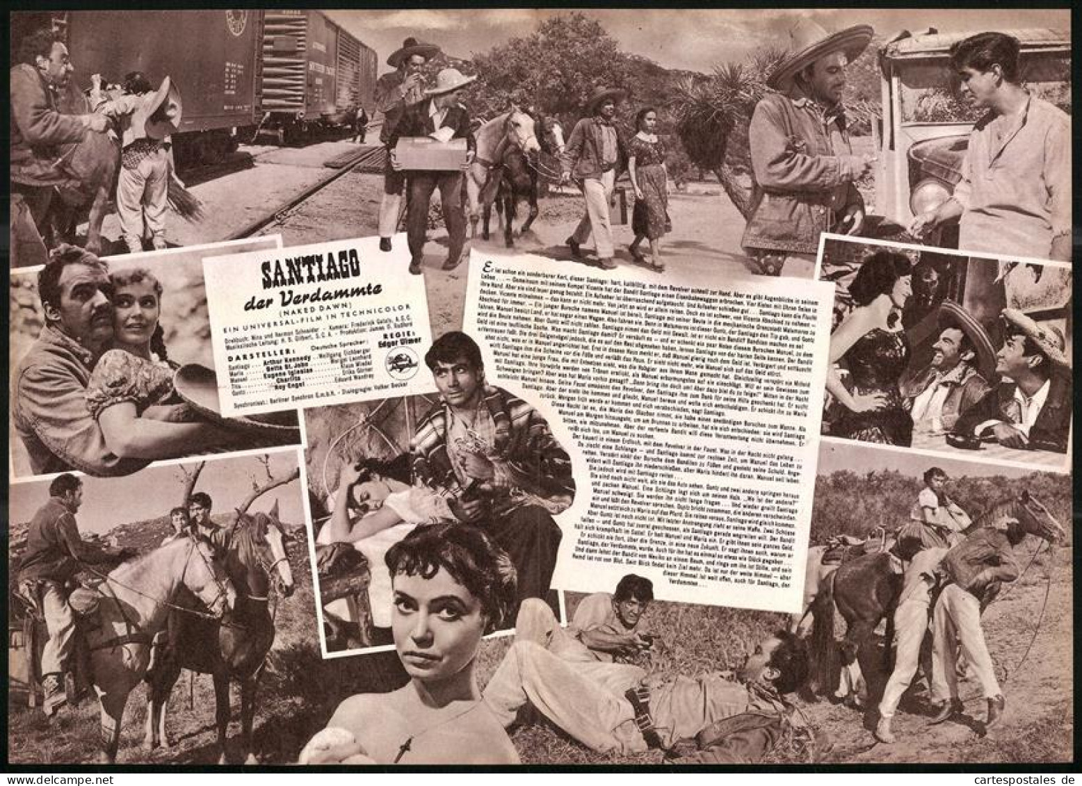 Filmprogramm IFB Nr. 3136, Santiago Der Verdammte, Arthur Kennedy, Betta St. John, Regie: Edgar Ulmer  - Magazines