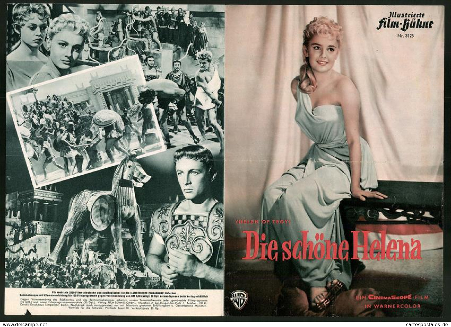 Filmprogramm IFB Nr. 3125, Die Schöne Helena, Rossana Podesta, Jack Sernas, Regie: Robert Wise  - Magazines