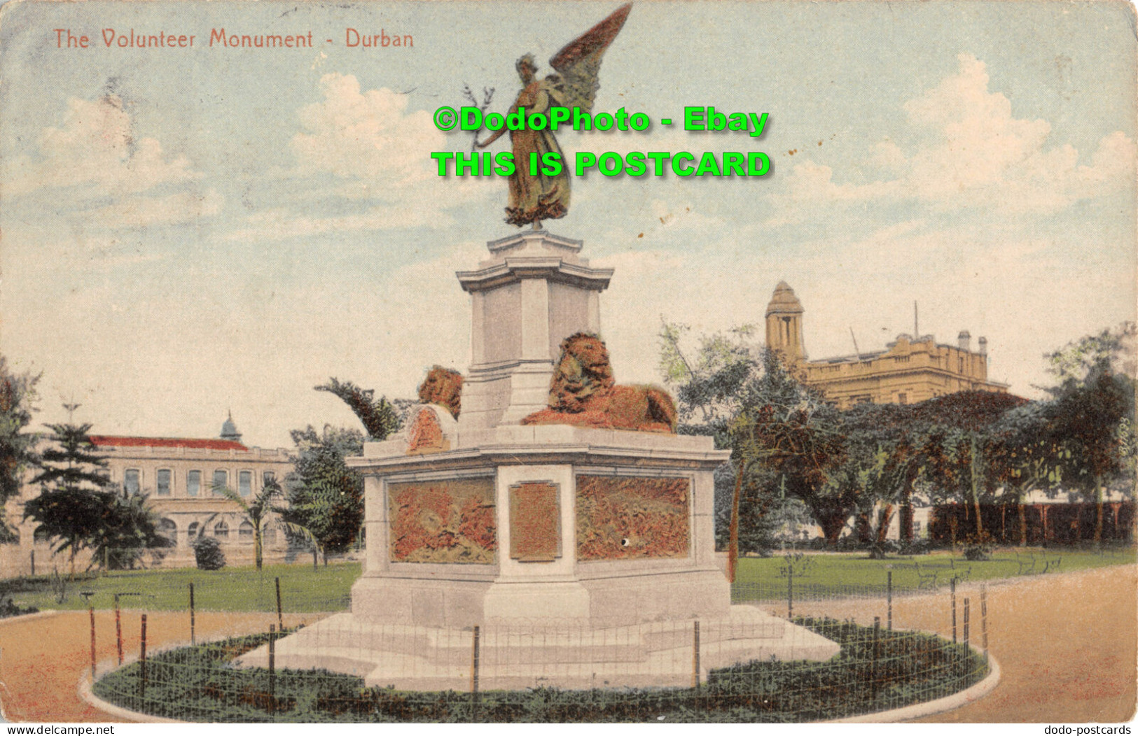 R409643 The Volunteer Monument Durban. 397. A. Rittenberg. 1911 - Welt