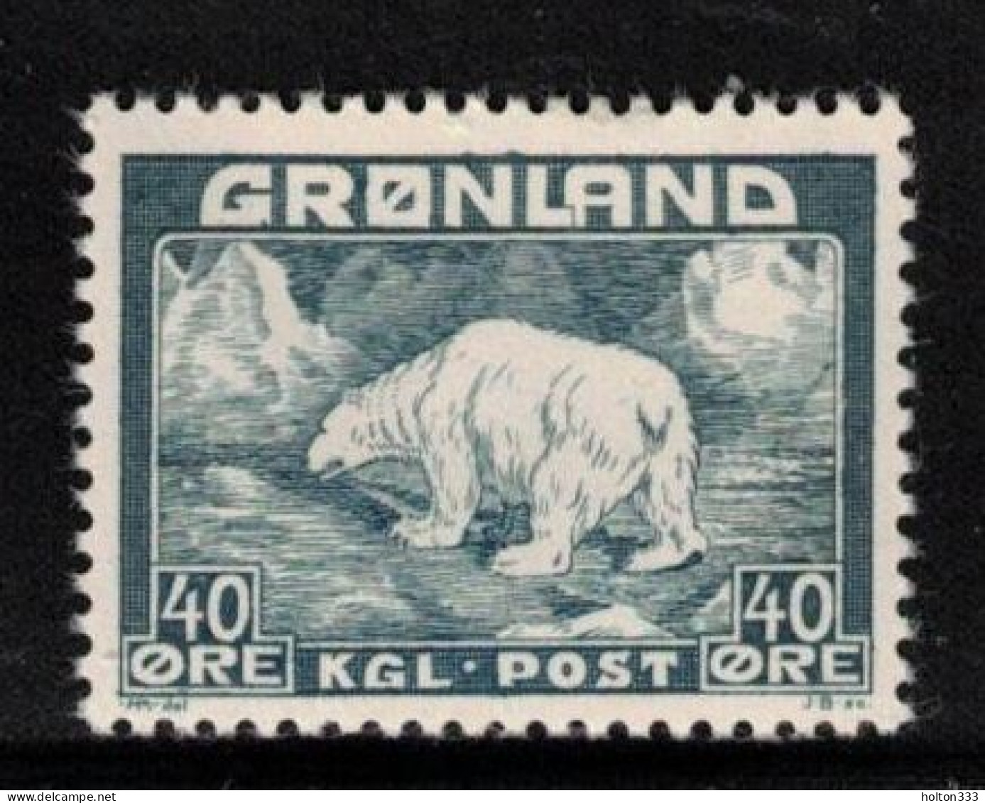 GREENLAND Scott # 81 MH - Polar Bear - Neufs