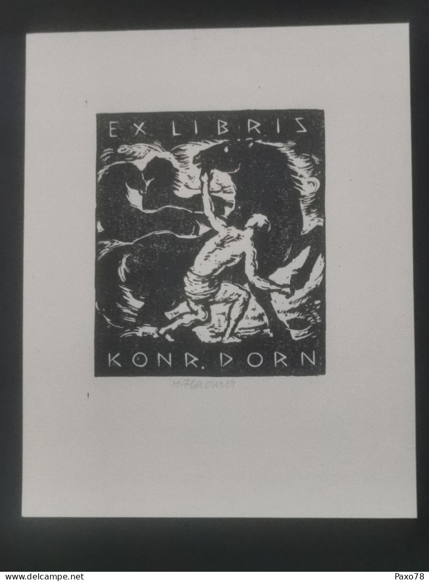 Livre, Ex-libris Leo Winkeler. Exemplaire n°28. 1950.   18 Ex-libris