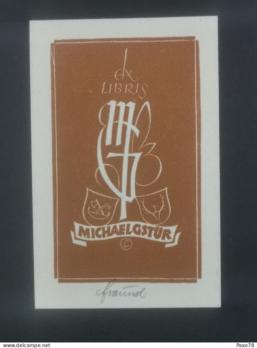 Livre, Ex-libris Leo Winkeler. Exemplaire n°28. 1950.   18 Ex-libris