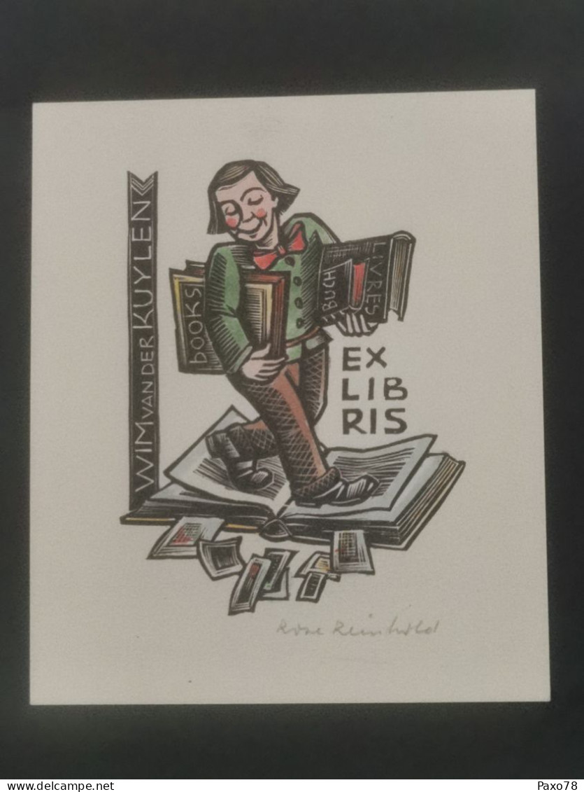 Livre, Ex-libris Leo Winkeler. Exemplaire n°28. 1950.   18 Ex-libris