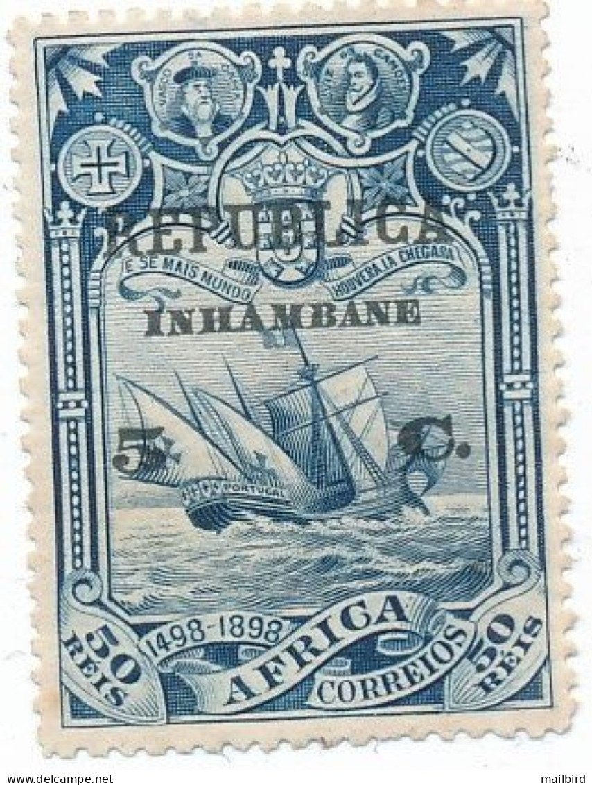 Inhambane - 1913 Vasco Gama On Timor 5c - Inhambane