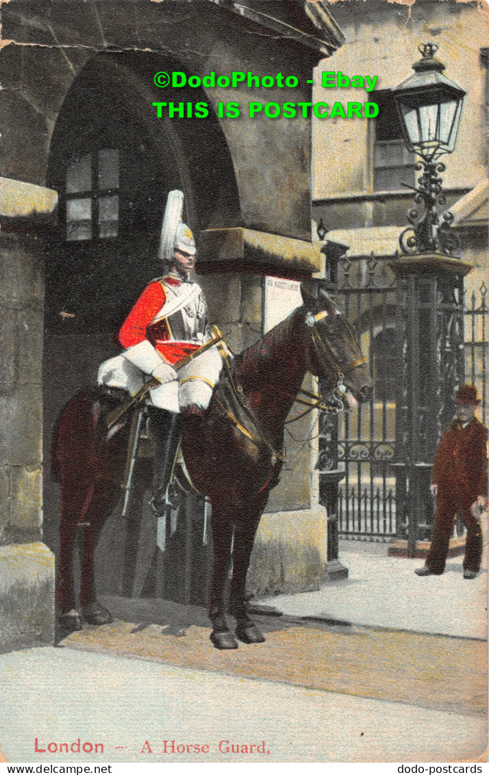 R408910 London. A Horse Guard. E. F. A. Series. 521 - Andere & Zonder Classificatie