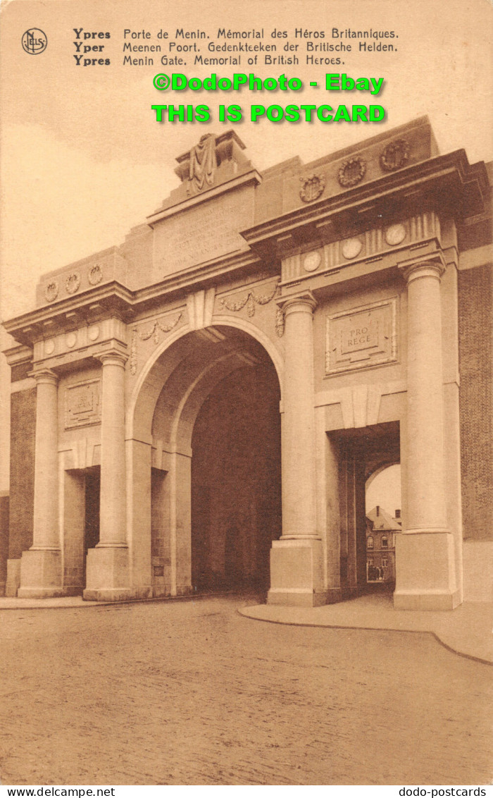 R408914 Ypres. Menin Gate. Memorial Of British Heroes. Ern. Nels Thill. Serie. 1 - World