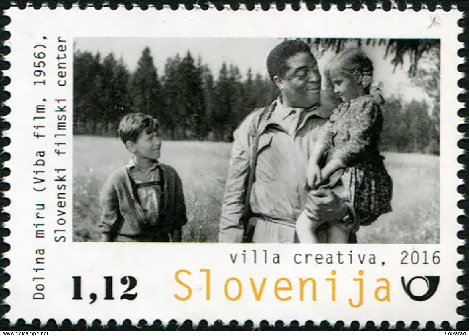 SLOVENIA - 2016 - STAMP MNH ** - Slovene Films - “Valley Of Peace” - Slovénie