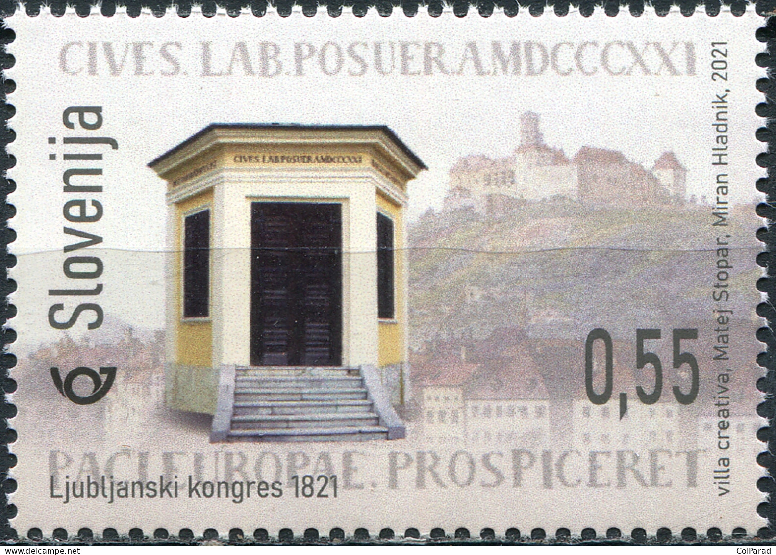 SLOVENIA - 2021 - STAMP MNH ** - 200th Anniversary Of The Congress Of Laibach - Slovenia