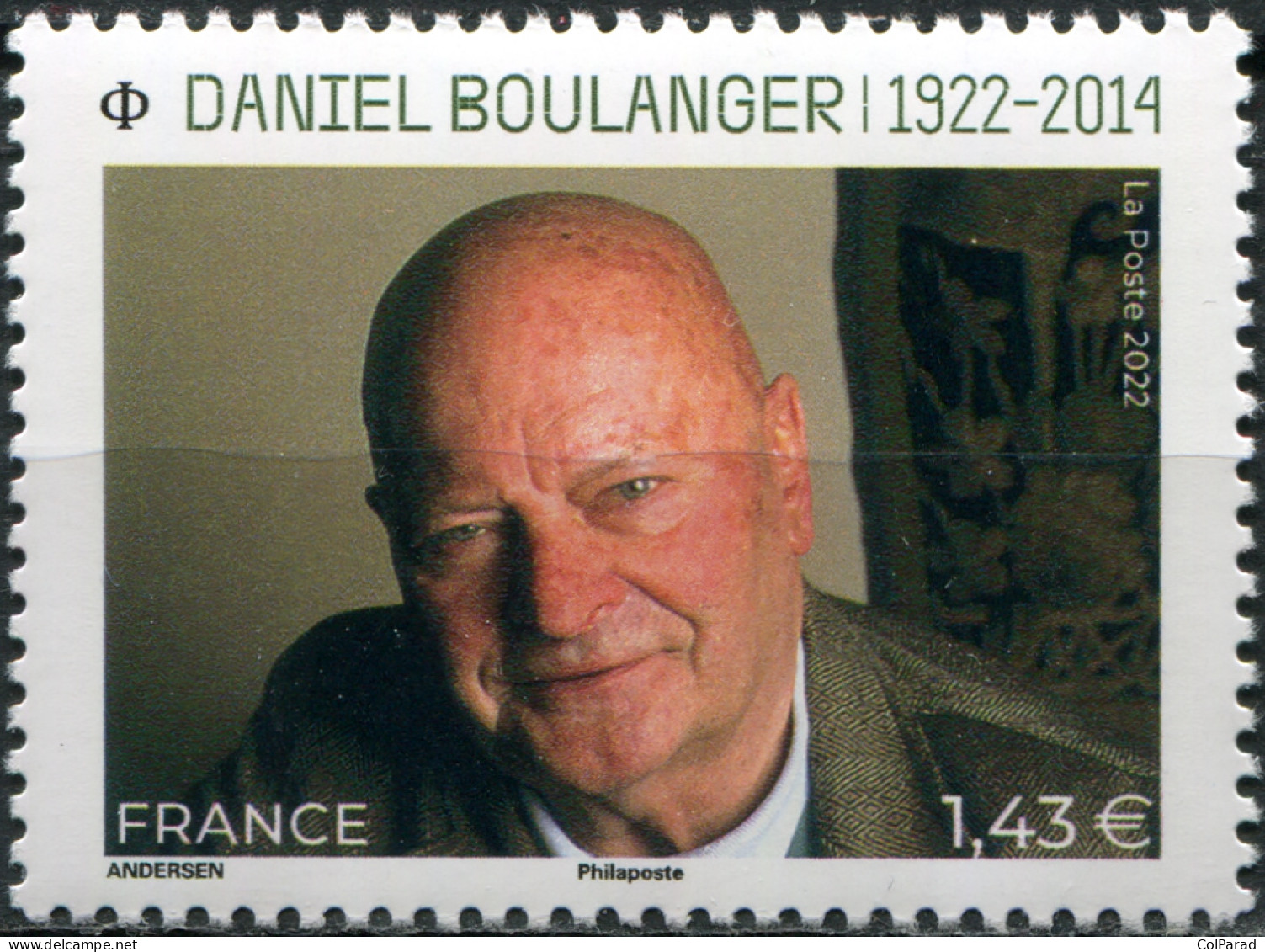 FRANCE - 2022 - STAMP MNH ** - Daniel Boulanger, Author - Neufs