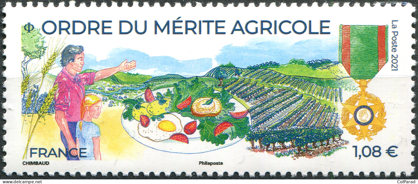 FRANCE - 2021 - STAMP MNH ** - Order Of Agricultural Merit - Unused Stamps