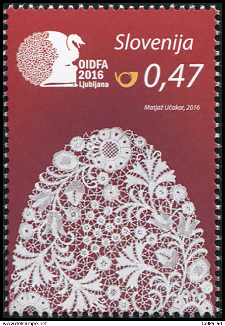 SLOVENIA - 2016 - STAMP MNH ** - 17th World Lace Congress - Slowenien