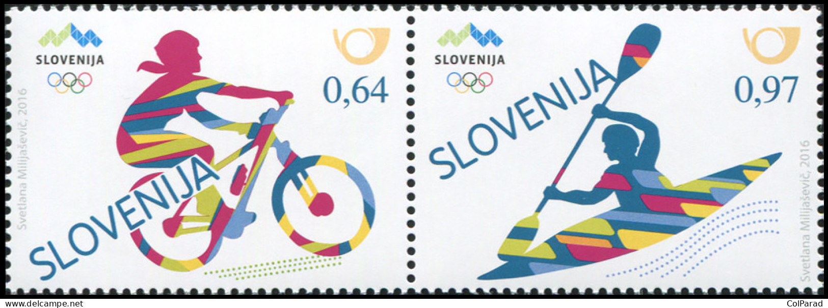 SLOVENIA - 2016 - BLOCK MNH ** - Games Of The XXXI Olympiad, Rio De Janeiro - Slovenia