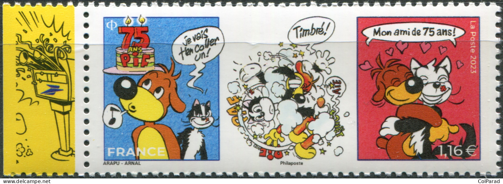 FRANCE - 2023 - STAMP MNH ** - 75 Years Of Comics About Pif - Nuevos