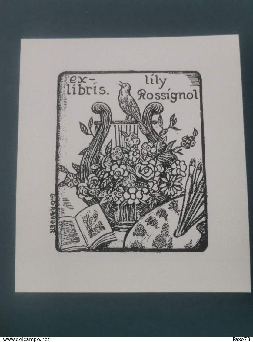 Hel Ex-libris in Frankrijk 1953. 15 Ex-libris