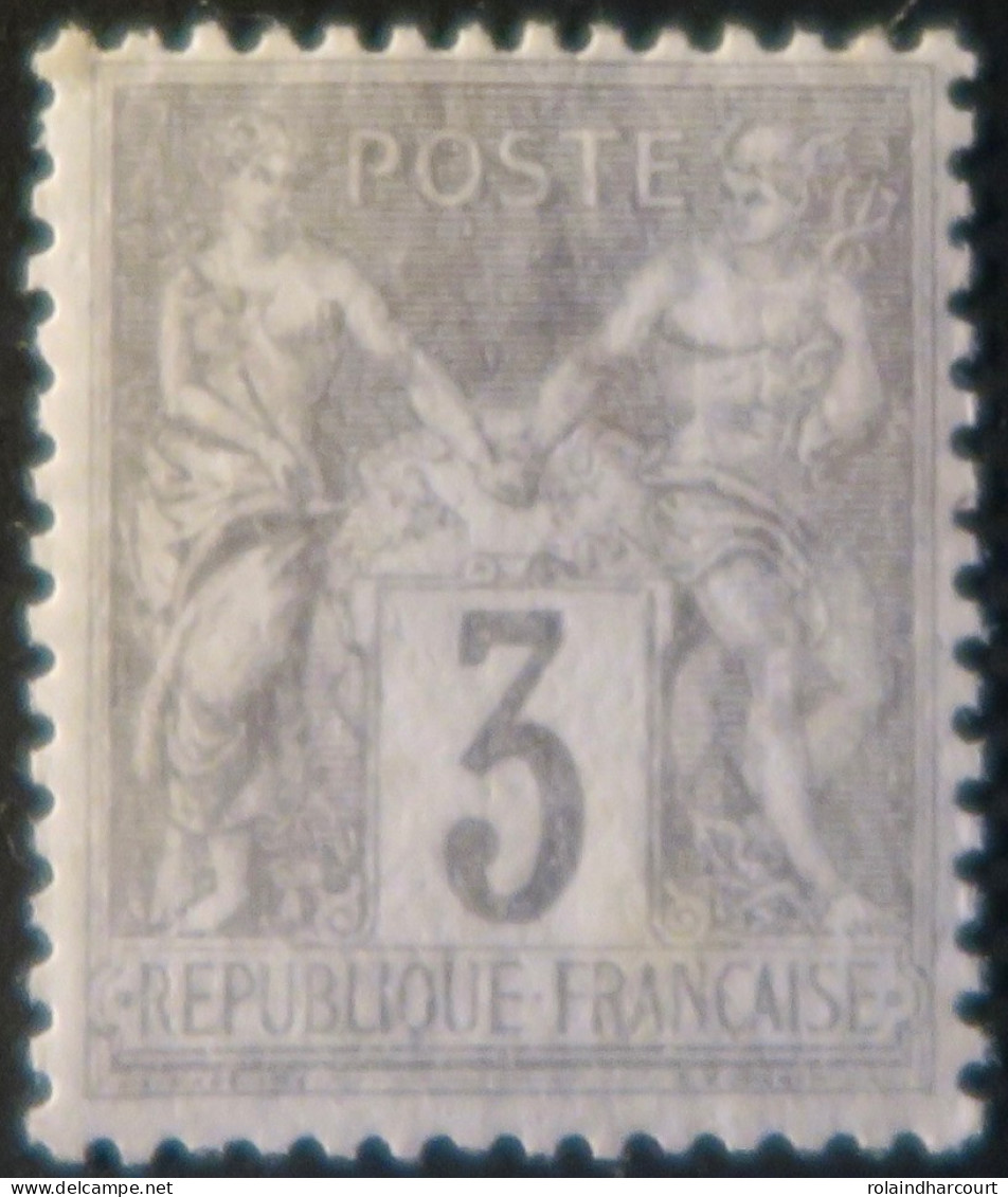 R1311/3006 - FRANCE - SAGE TYPE II N°87 NEUF* LUXE - BON CENTRAGE - 1876-1898 Sage (Tipo II)