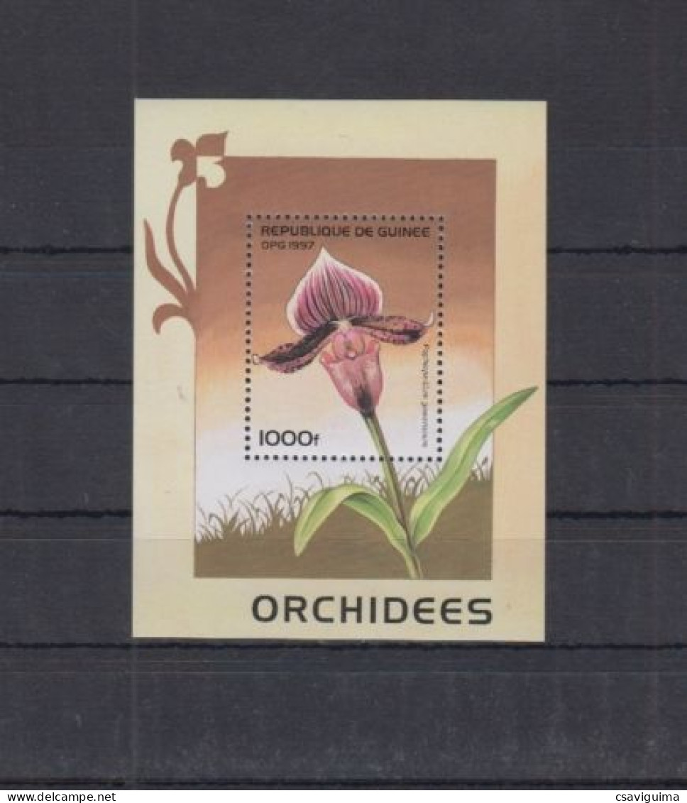 Guinea (Guinée) - 1997 - Orchid - Yv Bf 118 - Sonstige & Ohne Zuordnung