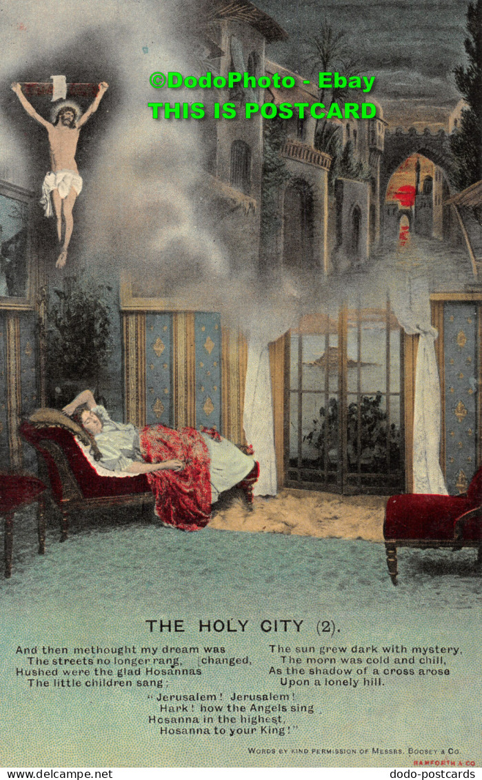 R408536 The Holy City. Bamforth. Series. No. 4505. 2. Messrs. Boosey - World