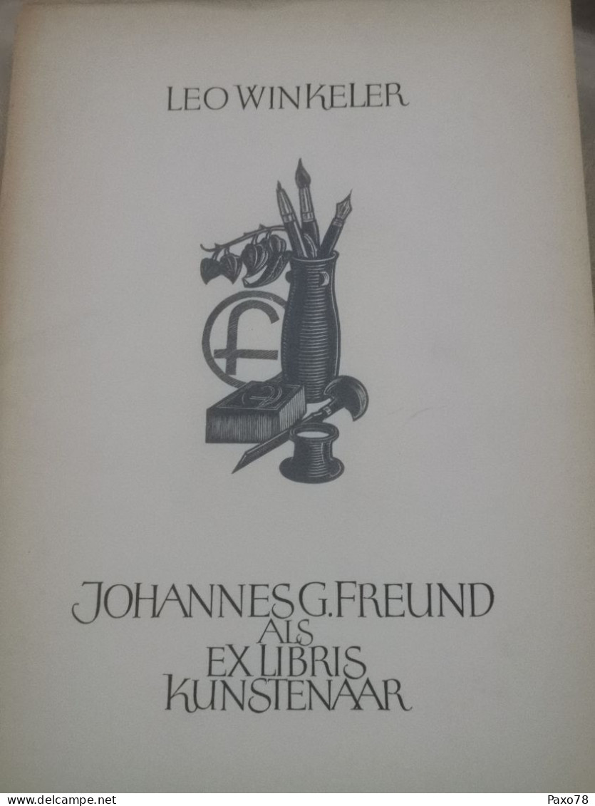 Ex-libris Leo Winkeler, 1952. N°14 Signé. 18 Ex-libris - Bookplates