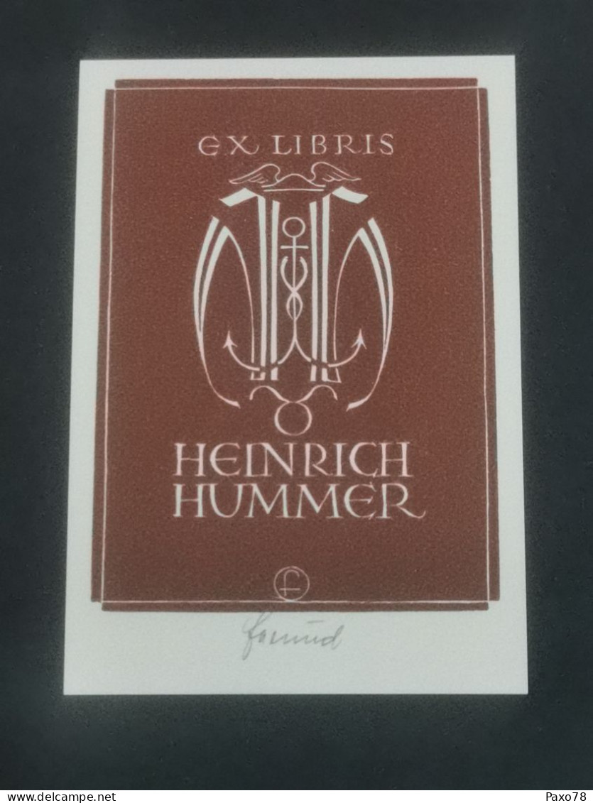 Ex-libris Leo Winkeler, 1952. N°14 Signé. 18 Ex-libris - Ex Libris