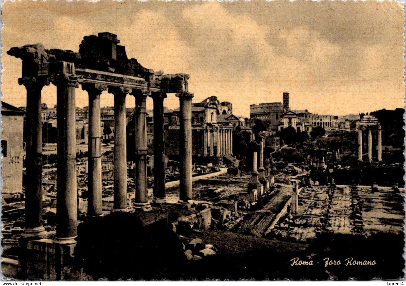 19-4-2024 (2 Z 28) Italy (b/w) Roma (2 Postcards With Monuments) - Other Monuments & Buildings