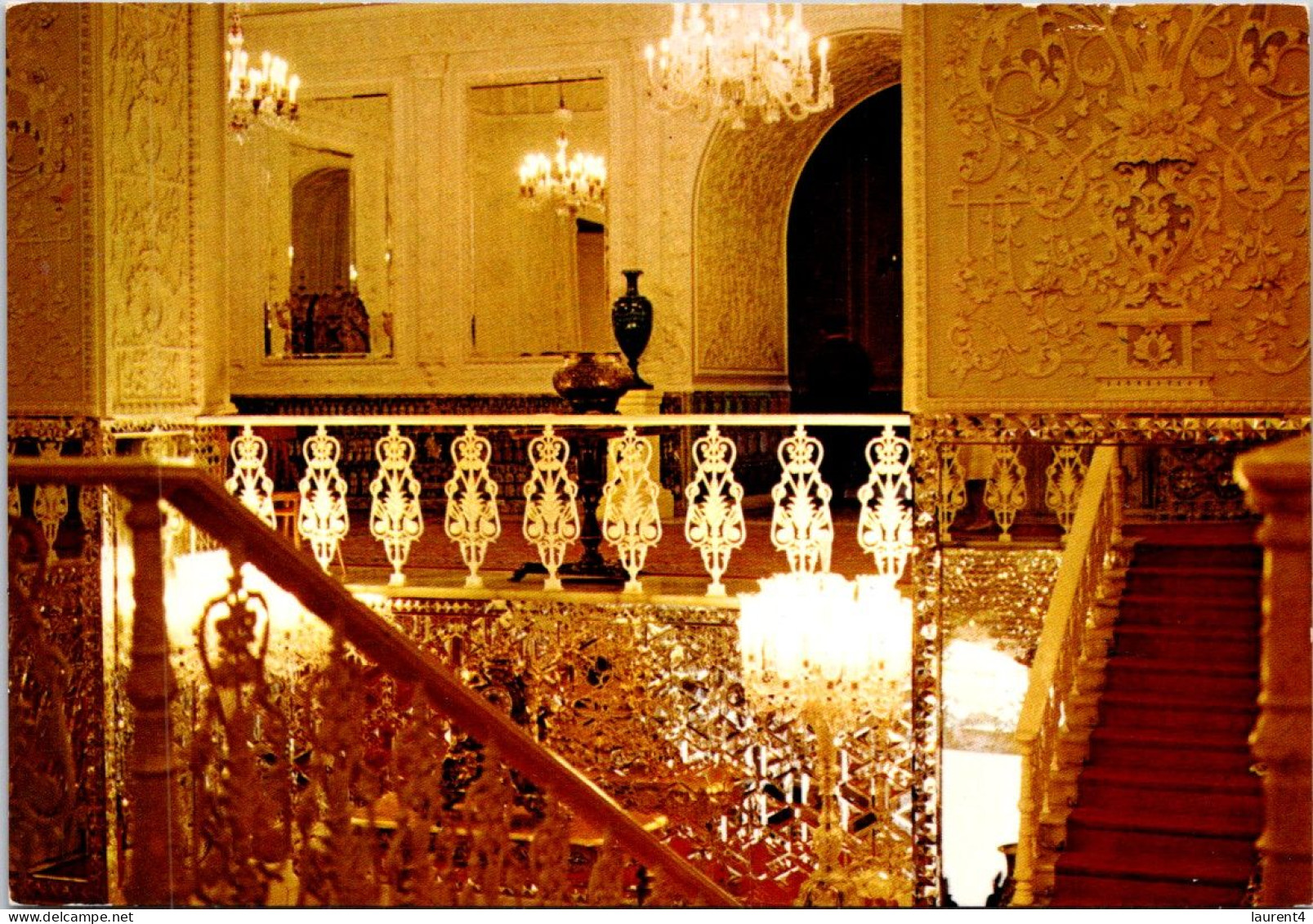 19-4-2024 (2 Z 28) Iran (2 Postcards) Teheran Golestan Palace  (both Posted) - Castles