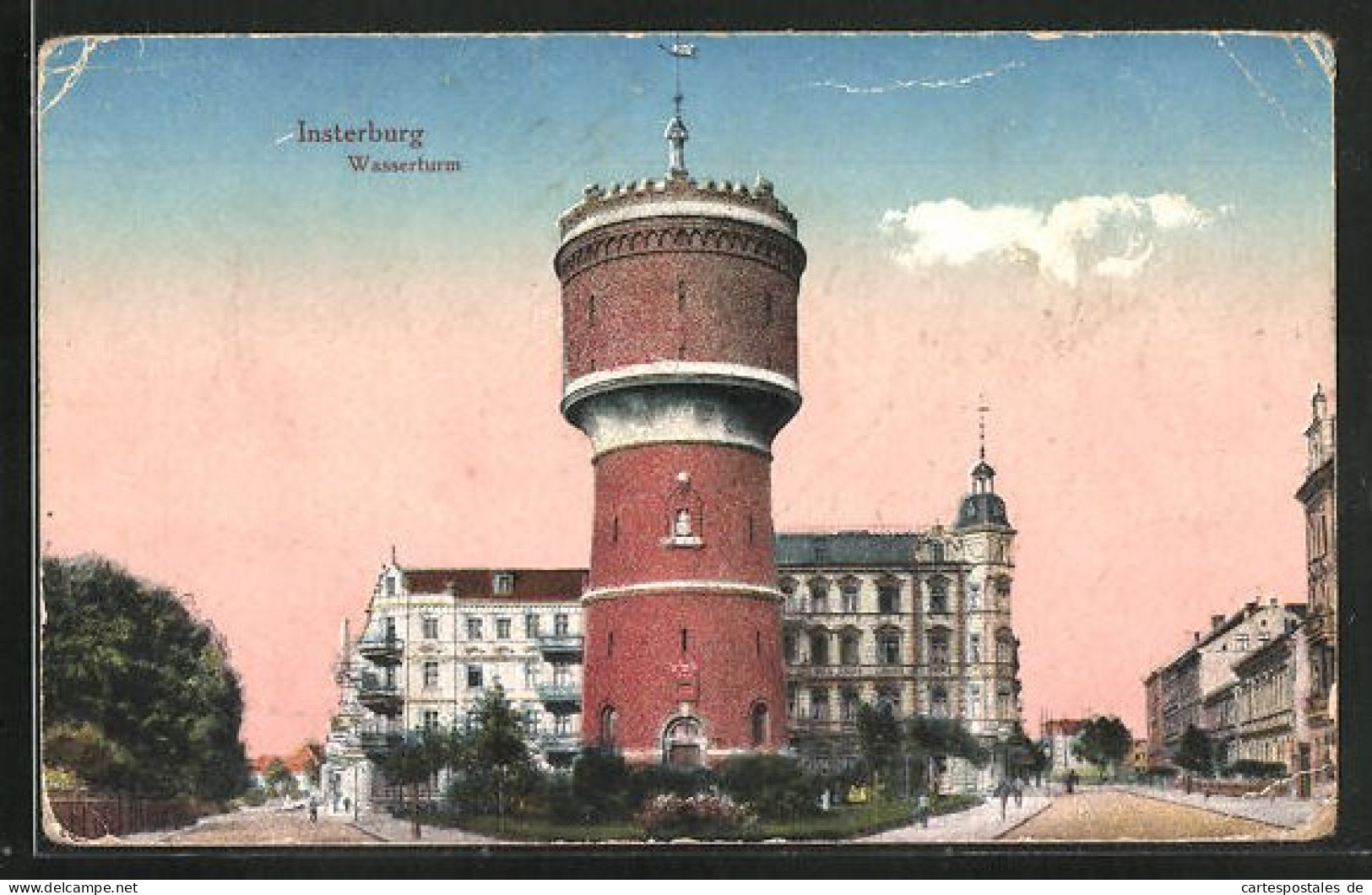 AK Insterburg, Wasserturm  - Ostpreussen