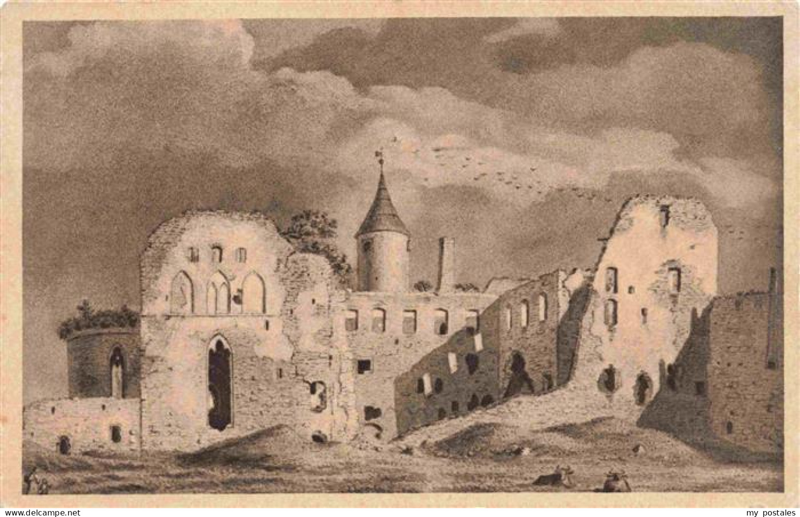 73971889 Hapsal_Haapsalu_Estonia Ruine Des Schlosses - Estland