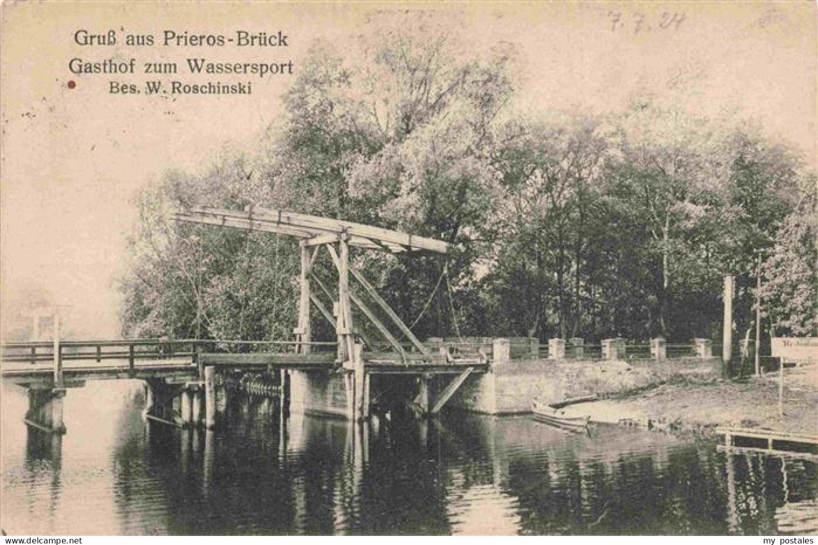 73971820 Prieros-Brueck_Prierosbrueck_Heidesee_Brandenburg Zugbruecke - Sonstige & Ohne Zuordnung