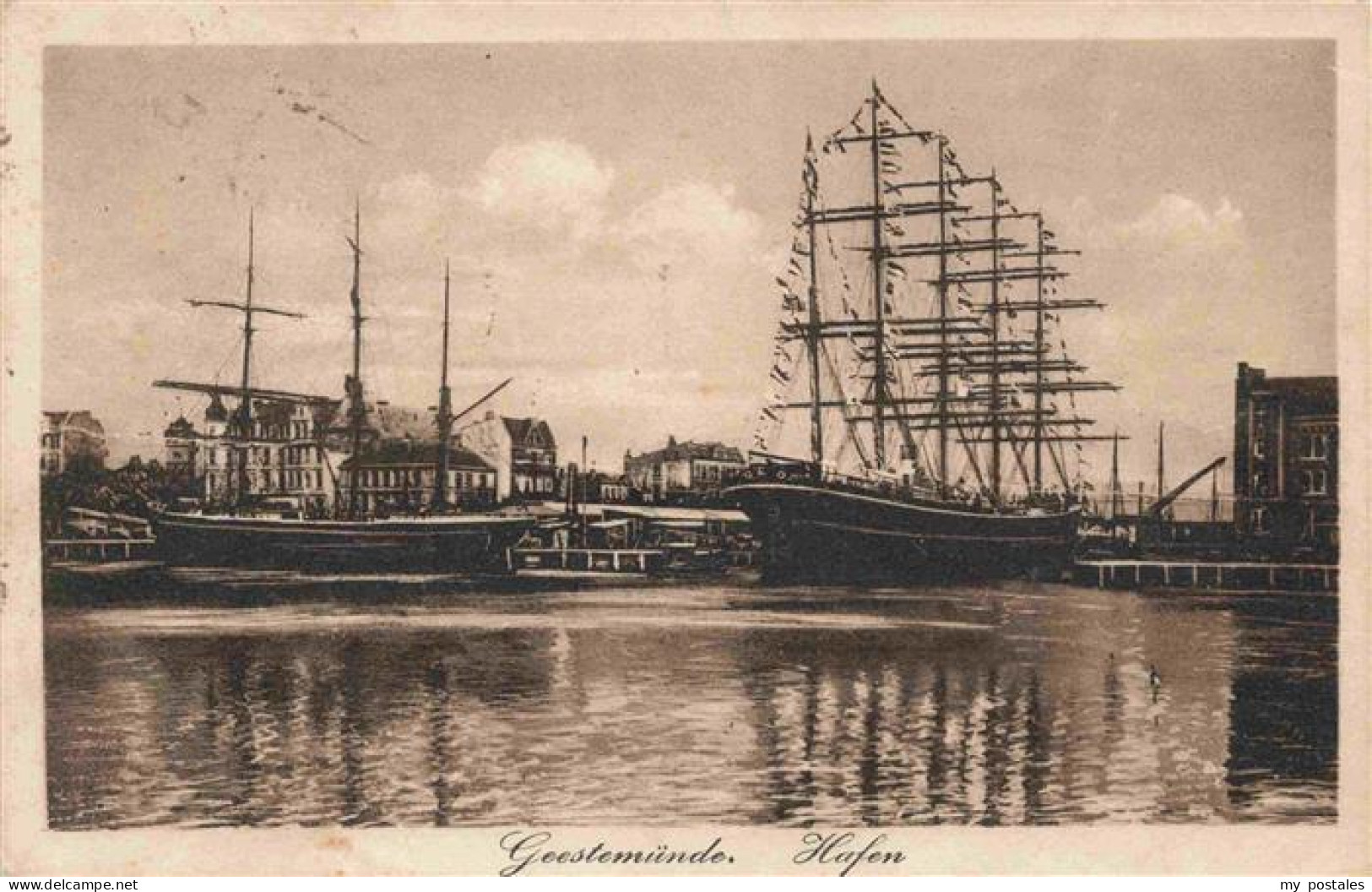 73971809 Geestemuende_Bremerhaven Hafen Segelschiffe - Bremerhaven