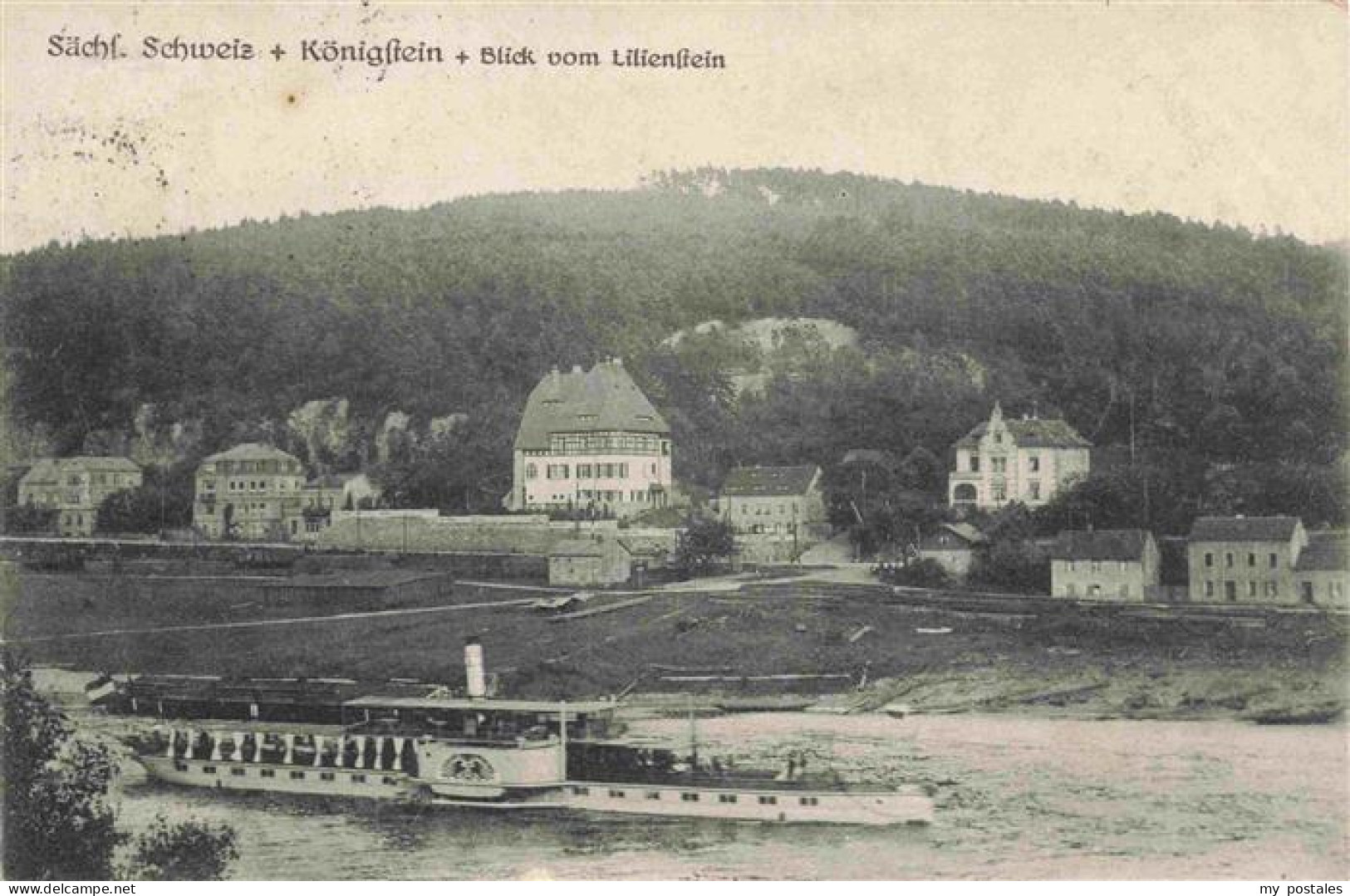 73971805 Koenigstein_Saechsische_Schweiz Panorama Blick Vom Lilienstein - Koenigstein (Saechs. Schw.)