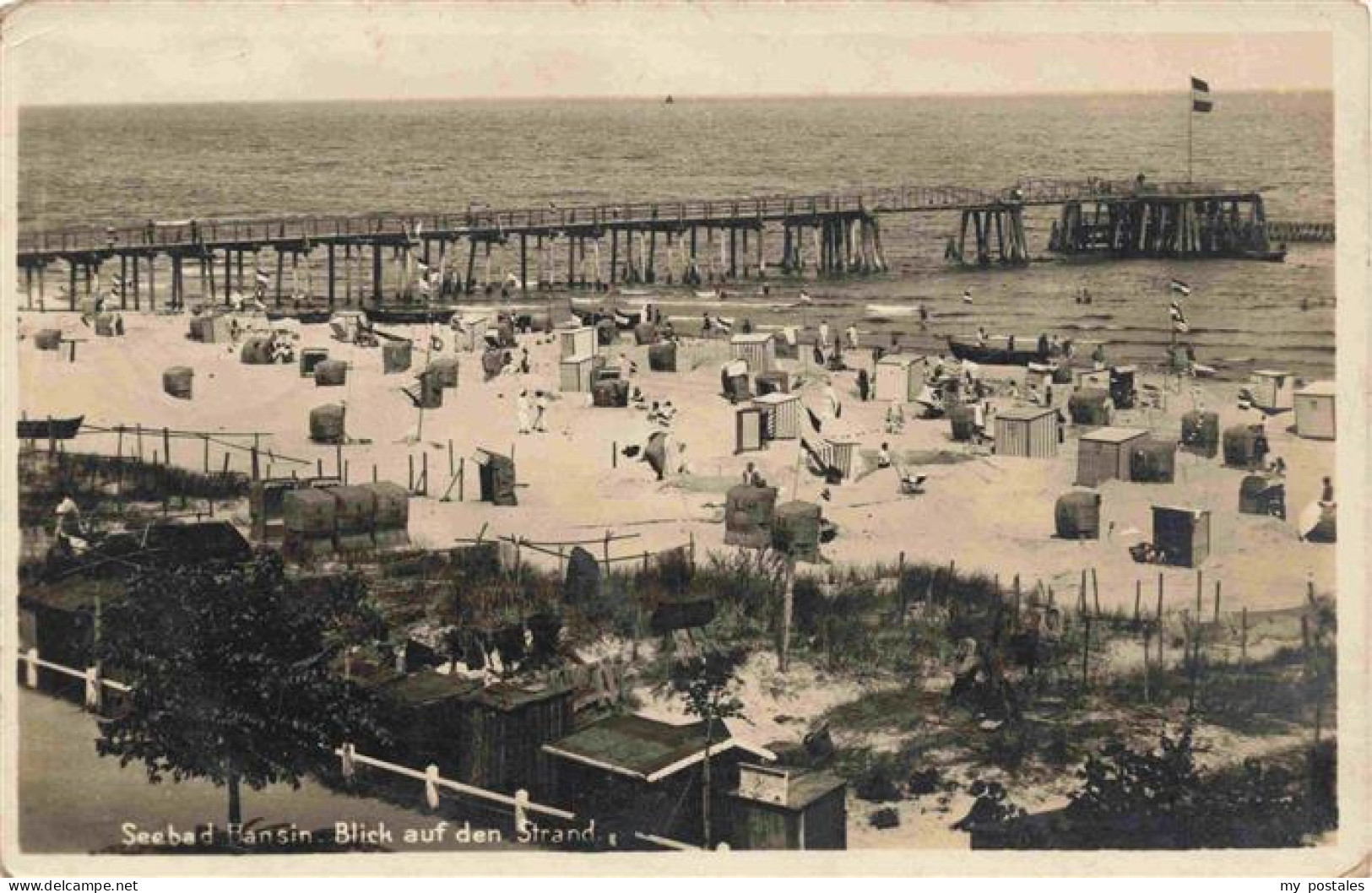 73971793 BANSIN_Ostseebad_Heringsdorf Blick Auf Den Strand - Sonstige & Ohne Zuordnung