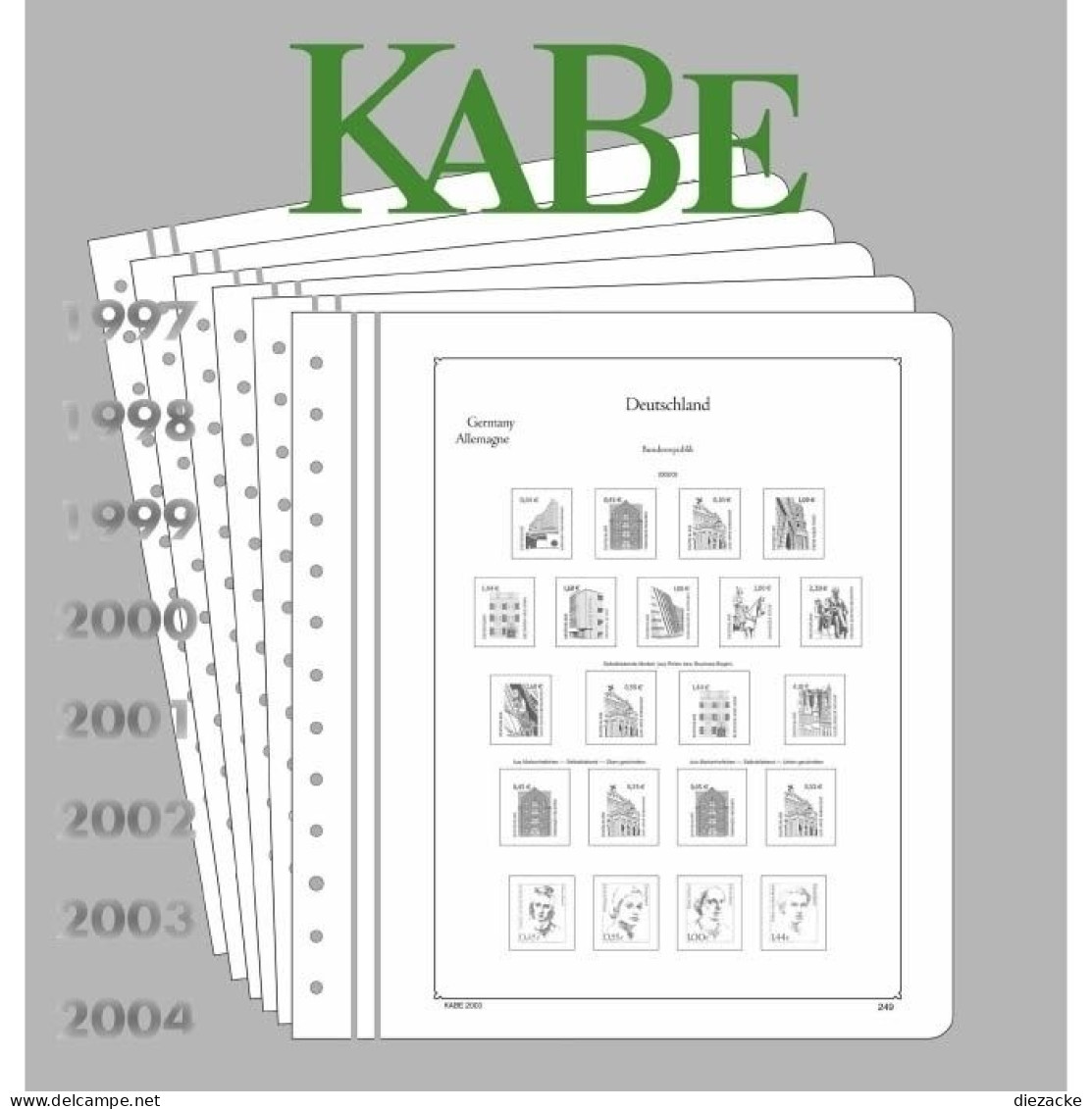 KABE Bund 2019 Vordrucke O.T. Neuware (Ka1611 - Pré-Imprimés