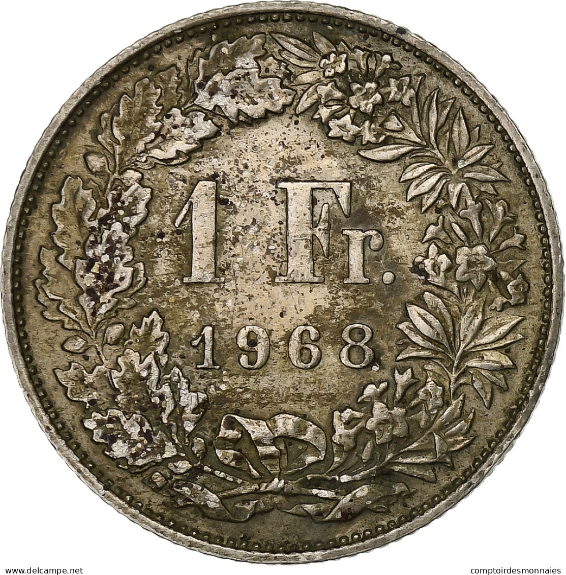 Suisse, Franc, 1968, Bern, Cupro-nickel, TTB, KM:24a.1 - Sonstige & Ohne Zuordnung