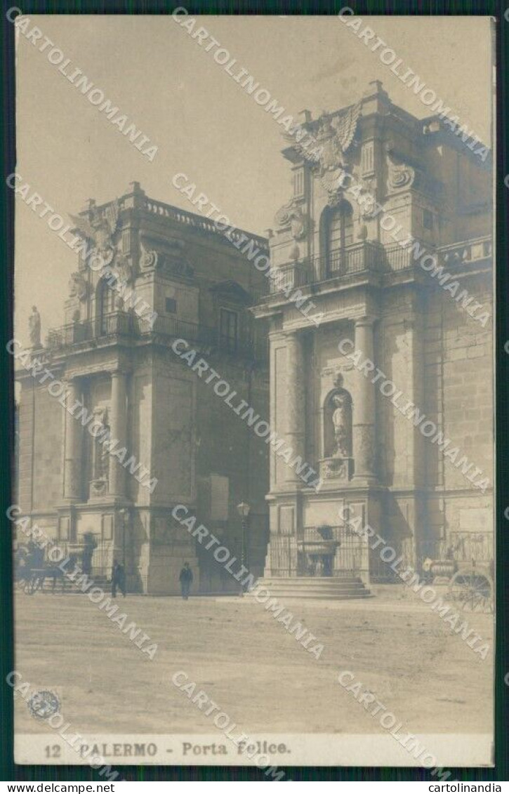 Palermo Città Porta Felice NPG Foto Cartolina XB0572 - Palermo