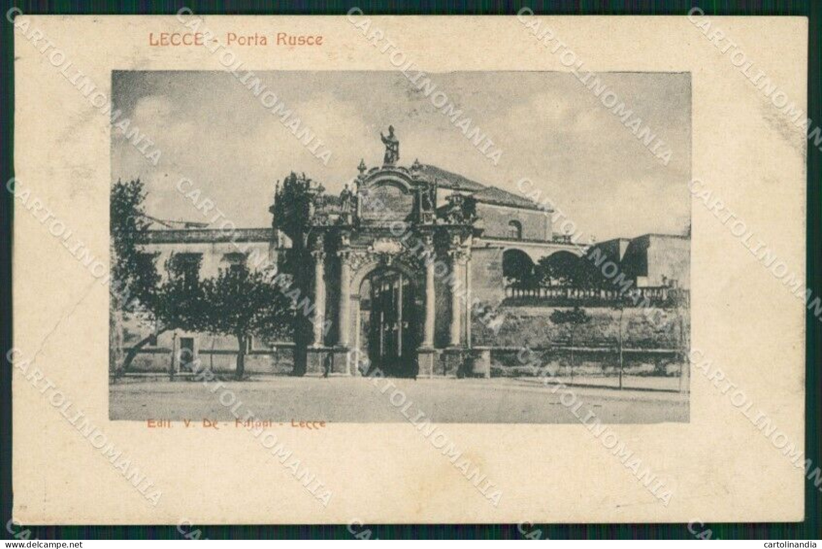 Lecce Città Porta Rusce Cartolina XB0512 - Lecce