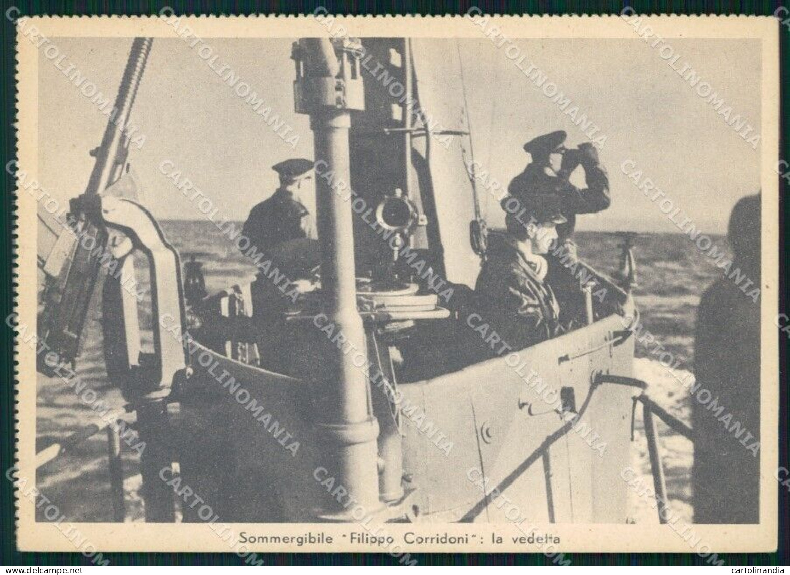 Militari Propaganda PNF Marina Sommergibile Corridoni FG Cartolina XF7499 - Altri & Non Classificati