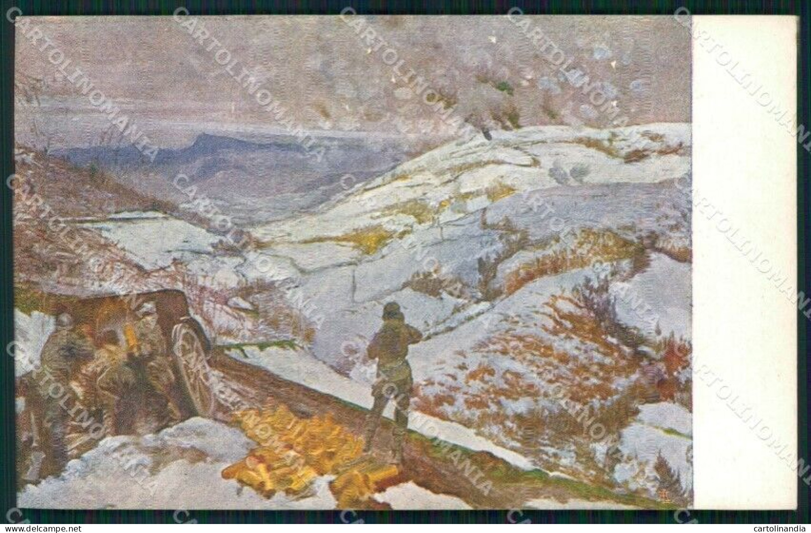 Militari WW1 WWI Col Berretta Dicembre 1917 1018 Sartorio Cartolina XF8507 - Sonstige & Ohne Zuordnung