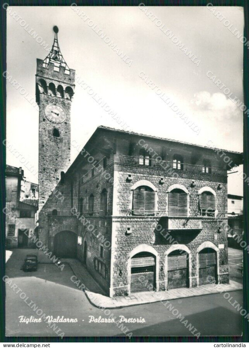 Firenze Figline Valdarno Palazzo Pretorio Foto FG Cartolina ZK1543 - Firenze