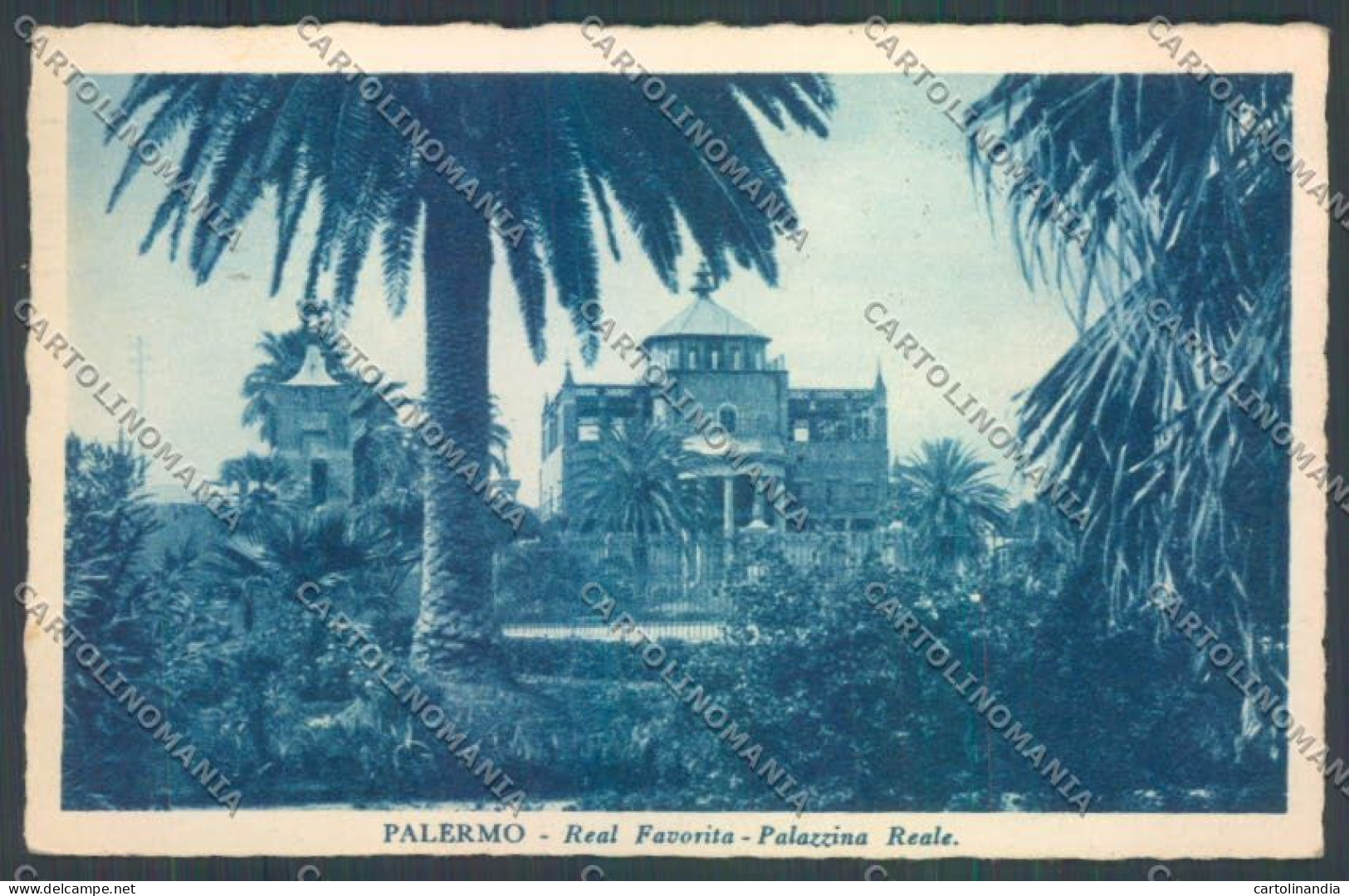 Palermo Città La Favorita Cartolina ZT7624 - Palermo