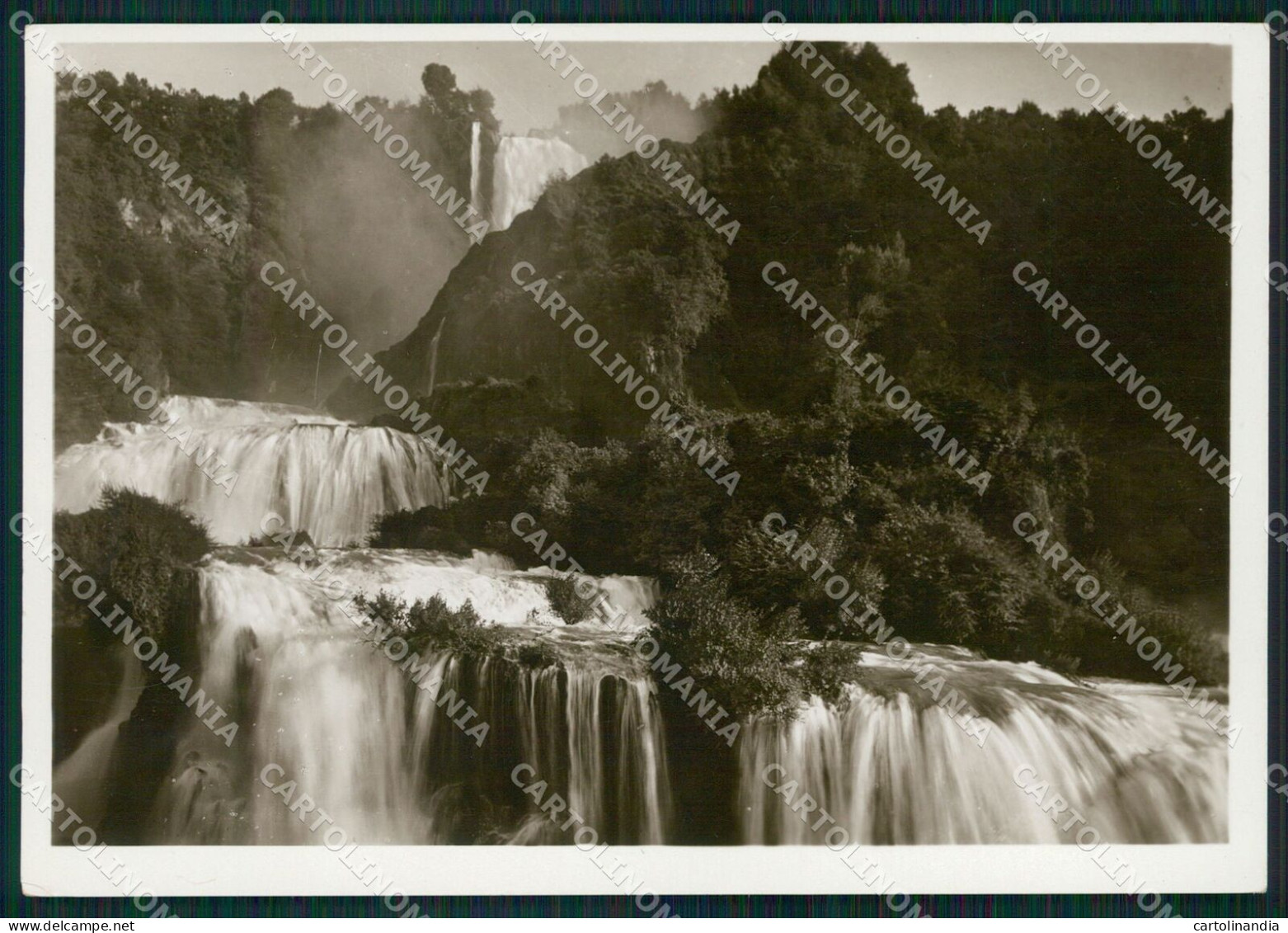 Terni Città Cascate Delle Marmore FG Foto Cartolina KB5008 - Terni